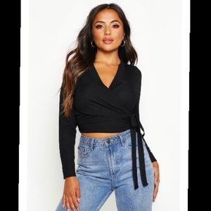 Wrap Long sleeve top